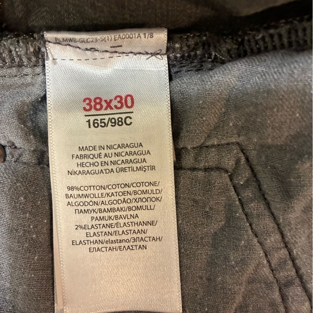 Polo Ralph Lauren Black Denim Jeans with Twill Weave Pre Owned Great Condition - Picture 8 of 13